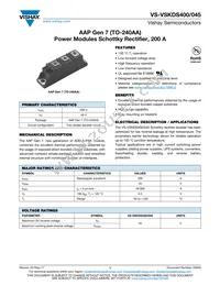 VS-VSKDS400/045 Datasheet Cover