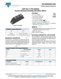 VS-VSKDS401/045 Datasheet Cover