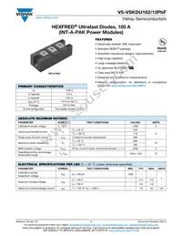 VS-VSKDU162/12PBF Datasheet Cover