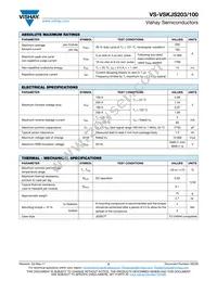 VS-VSKJS203/100 Datasheet Page 2