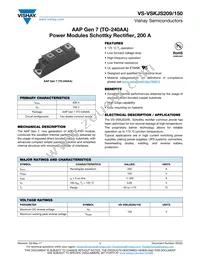 VS-VSKJS209/150 Datasheet Cover