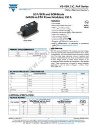 VS-VSKT230-20PBF Datasheet Cover