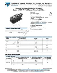 VS-VSKT500-20PBF Datasheet Cover