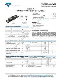 VS-VSUD405CW60 Datasheet Cover