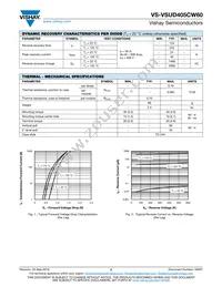 VS-VSUD405CW60 Datasheet Page 2