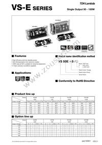 VS150E5 Datasheet Cover