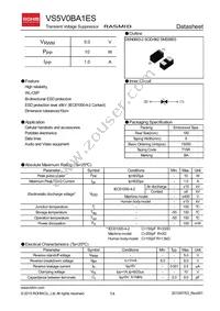 VS5V0BA1EST15R Datasheet Cover