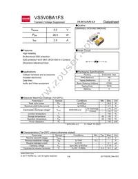 VS5V0BA1FST40NB Datasheet Cover