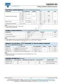 VSB2045Y-M3/73 Datasheet Page 2