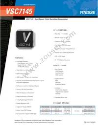 VSC7145RU-34/C Datasheet Cover
