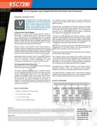 VSC7390XHO Datasheet Page 2