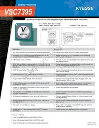VSC7395XYV-03 Datasheet Cover