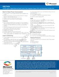 VSC7424EV Datasheet Page 2