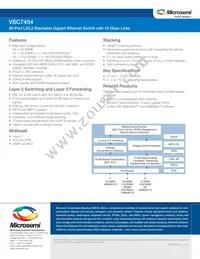 VSC7454YIH-02 Datasheet Page 2
