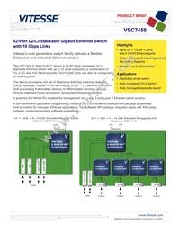 VSC7458YIH-02 Datasheet Cover