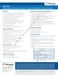 VSC7464YIH-01 Datasheet Page 2