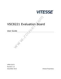 VSC8221EV Datasheet Cover