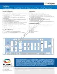 VSC8491YJU-13 Datasheet Page 2