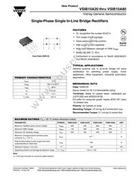 VSIB10A80-E3/45 Datasheet Cover