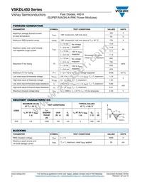 VSKDL450-25S20 Datasheet Page 2