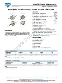 VSMG2020X01 Datasheet Cover