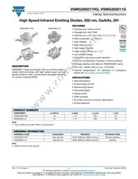 VSMG285011RG Datasheet Cover