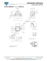 VSMY2943RG Datasheet Page 5