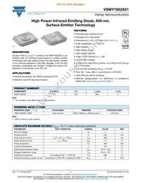 VSMY7852X01-GS08 Datasheet Cover