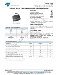 VSSB410S-E3/5BT Datasheet Cover