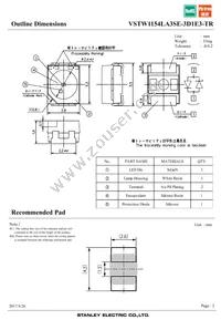 VSTW1154LA3SE-3D1E3-TR Datasheet Page 2