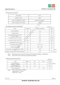 VSTW1154LDS-E-TR Datasheet Page 3