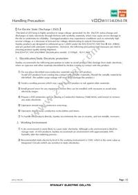 VSTW1154LDS-E-TR Datasheet Page 12