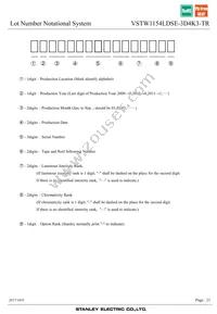 VSTW1154LDSE-3D4K3-TR Datasheet Page 21