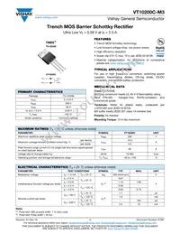 VT10200C-M3/4W Datasheet Cover