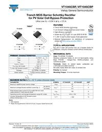 VT1045CBP-M3/4W Datasheet Cover