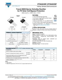 VT3045CBP-M3/4W Datasheet Cover