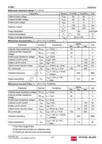 VT6Z2T2R Datasheet Page 2
