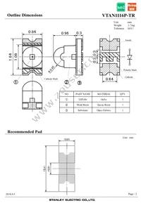 VTAN1116P-TR Datasheet Page 2