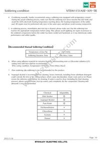 VTEW1151ASE-30Y-TR Datasheet Page 10