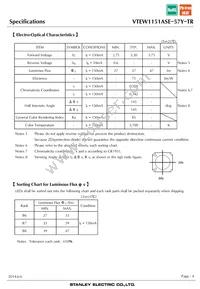 VTEW1151ASE-57Y-TR Datasheet Page 4