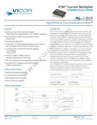 VTM48EF012T130A00 Datasheet Cover