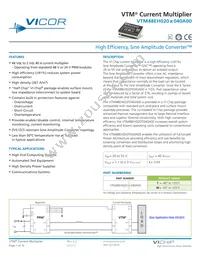 VTM48EH020M040A00 Datasheet Cover