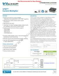 VTM48EH040M025A00 Datasheet Cover