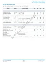 VTM48ET020M080A00 Datasheet Page 3