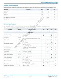 VTM48ET030M070A00 Datasheet Page 2