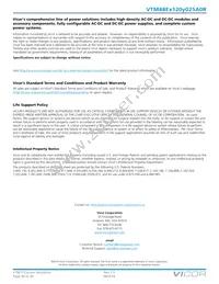 VTM48ET120M025A0R Datasheet Page 20