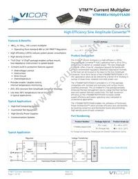 VTM48ET160M015A00 Datasheet Cover