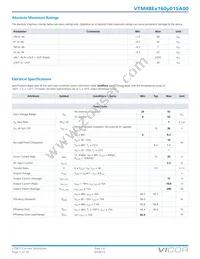 VTM48ET160M015A00 Datasheet Page 2