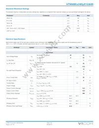 VTM48ET240M012A00 Datasheet Page 2