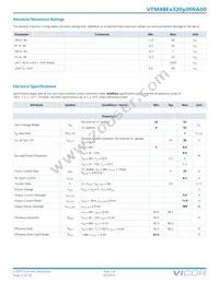 VTM48ET320M009A00 Datasheet Page 2